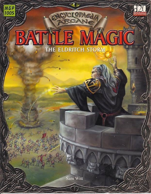 D&D 3.0 - Encyclopedia Arcane - Battle Magic - The Eldritch Storm (B-Grade) (Genbrug)